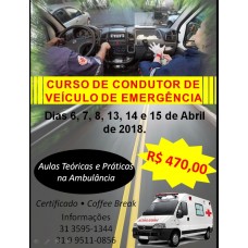 Curso Condutor de Veículo em Emergência em Igarapé